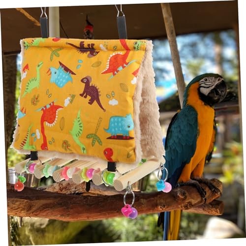 Hamac pour perroquet avec nid d'oiseau chaud d'hiver et lit de couchage - 3