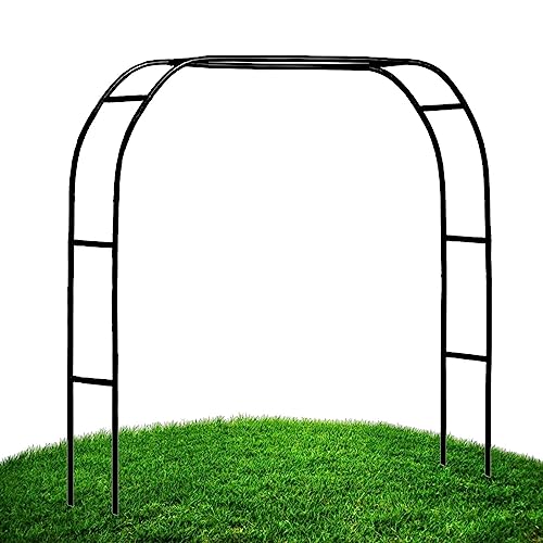 Arche de jardin pour mariage et roses grimpantes en métal noir - Largeurs de 1,2m à 3,5m