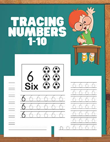 Tracing Numbers 1-10: Number Tracing Workbook for Kindergarten & Preschoolers. Numbers Tracing Worksheets—with Fun Images