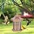 Metal Bird Feeder for Outdoors Hanging, Hexagon Bird Feeders for Garden Yard, 3LB Wild Birdfeeder Squirrel Proof for Outside