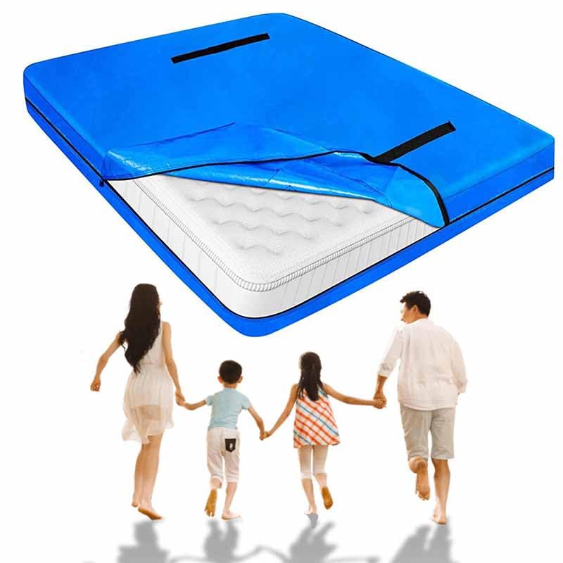 Protector de colchón para mudanza impermeable que evita suciedad en traslados individuales