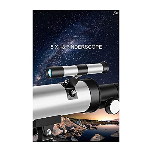 Telescopio Refractor Astronómico Portátil con Trípode miniatura 3