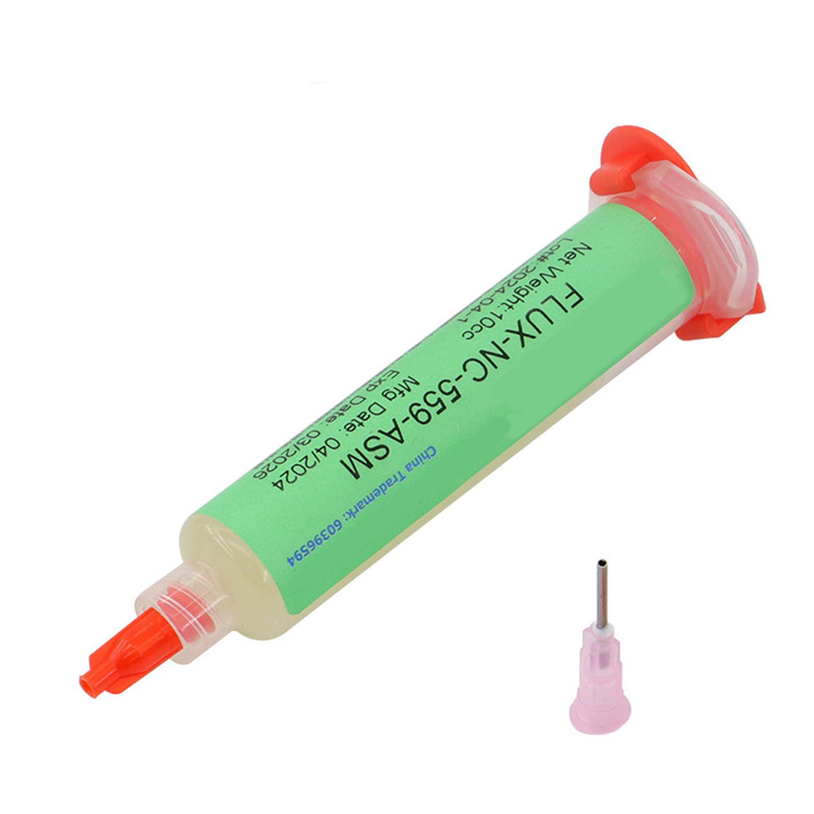 Kaccde Nc559asm Solder Fluxed / Nc223asm / Nc218asm Not Clean Soldering Fluxed Pastes Rosin Tacky Soldering With Needle Chip Pastes