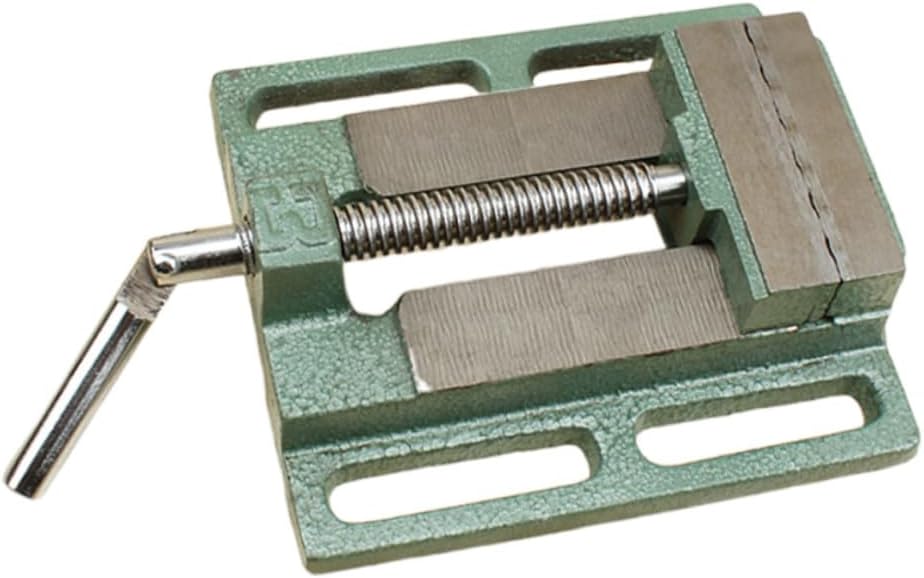 5 Inch Cast Iron Table Vise Bench Clamp Drill Press Vise for Woodworking Milling and Drilling Workholding