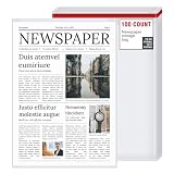 Anicuta 100 Pieces 16.53'X12.4' Newspaper Storage Sleeves for Art Prints