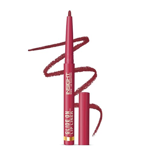 INSIGHT Glide On Lip Liner - Queen Bee | Intensely Pigmented | Ultra Smooth Texture | Long lasting Formula | Weightless Formula - 0.3 g