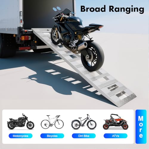 Rampas para Trailer de Auto 72×15 Pulgadas Aluminio 6800LBS miniatura 6