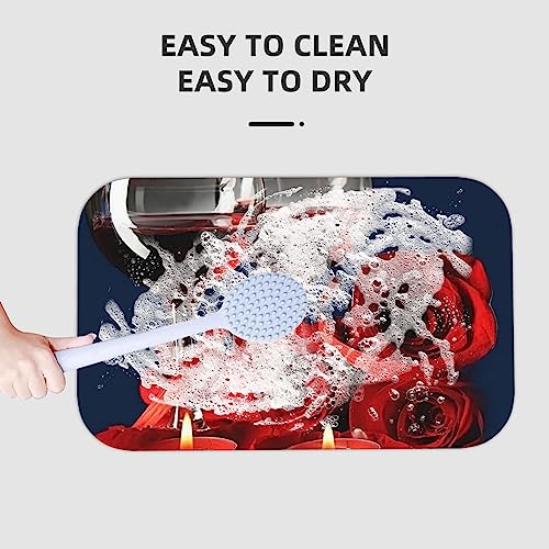 Tapis de bain antidérapant à séchage rapide pour lavabo - 8