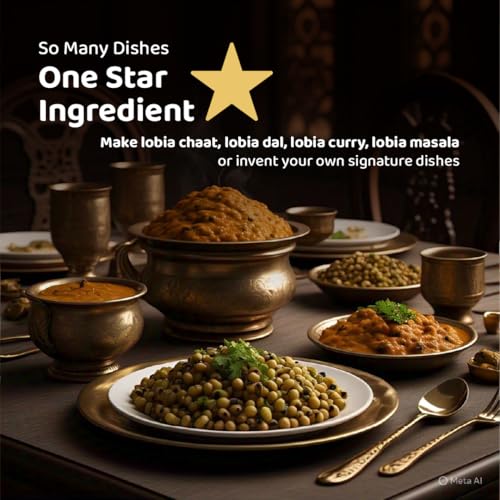 Image of DeHaat Honest Farms Pesticide Free Unpolished Cowpea White /Lobia 500 GM (Pack of 3)