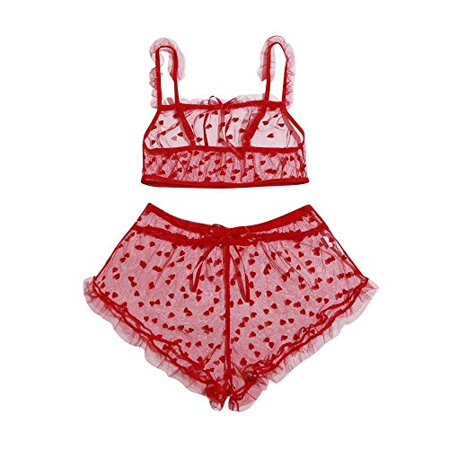 Lingerie sexy pour femme : ensemble érotique transparent et sous-vêtements de tentation chic