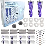 IRUOLYNN Replacement Accessories Parts Kit Compatible with Narwal Freo Z Ultra - Includes 8 Dust Bags, 8 Mop Pads, 8 Filters, 8 Side Brushes, 2 Rubber Main Brushes,2 Baseboard Rags