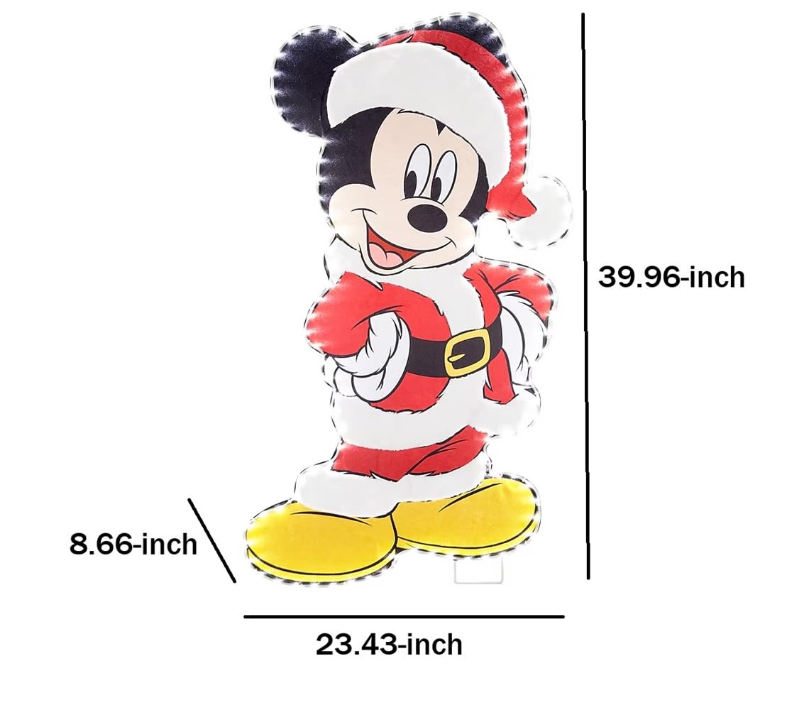 Amazon.com: Disney 3.3-Feet Mickey Mouse Flat-Tastics LED Lighted