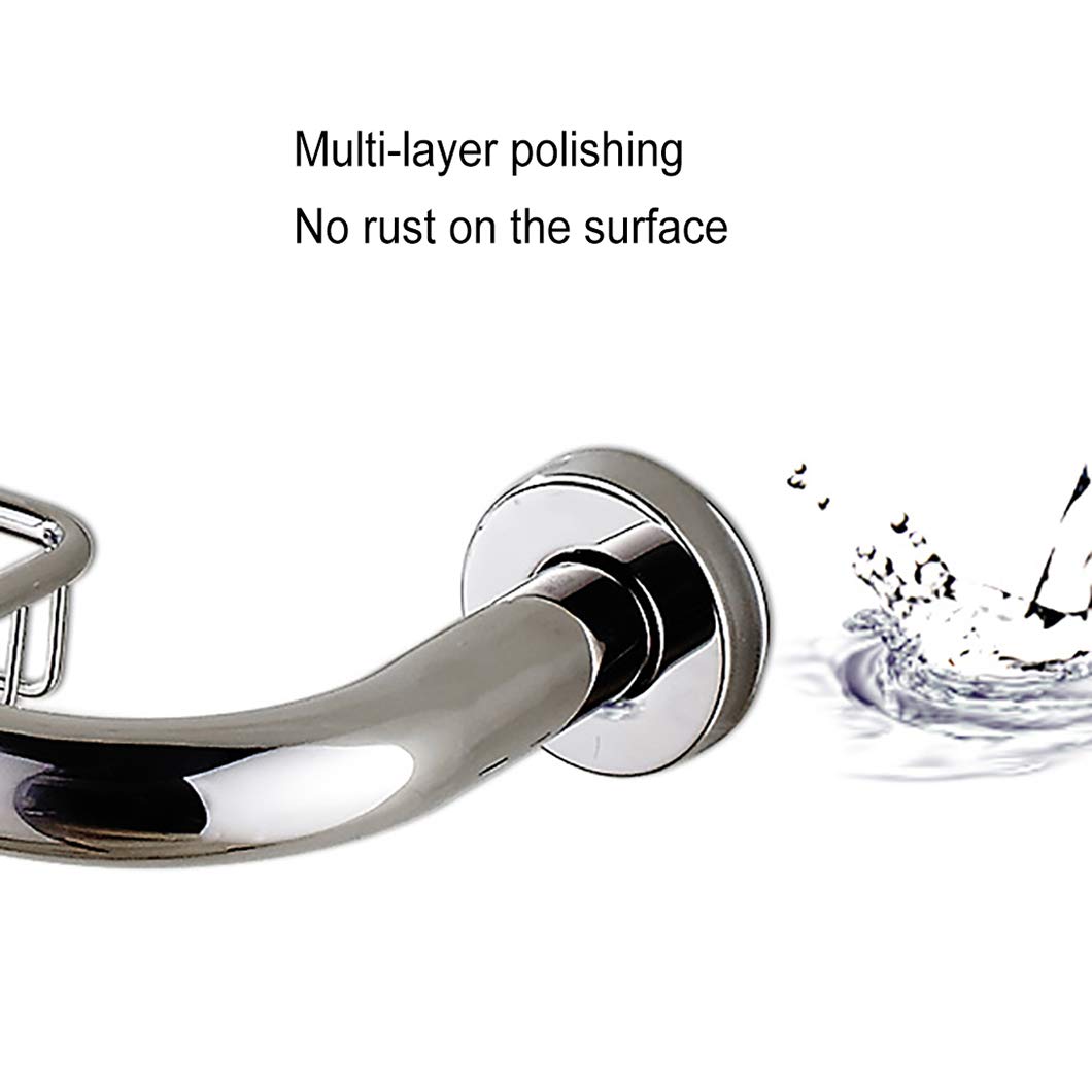 SYTH Minusválidos Asidero De Seguridad Barra Baño, Asidero Antideslizante para baño y Ducha,de Acero Inoxidable