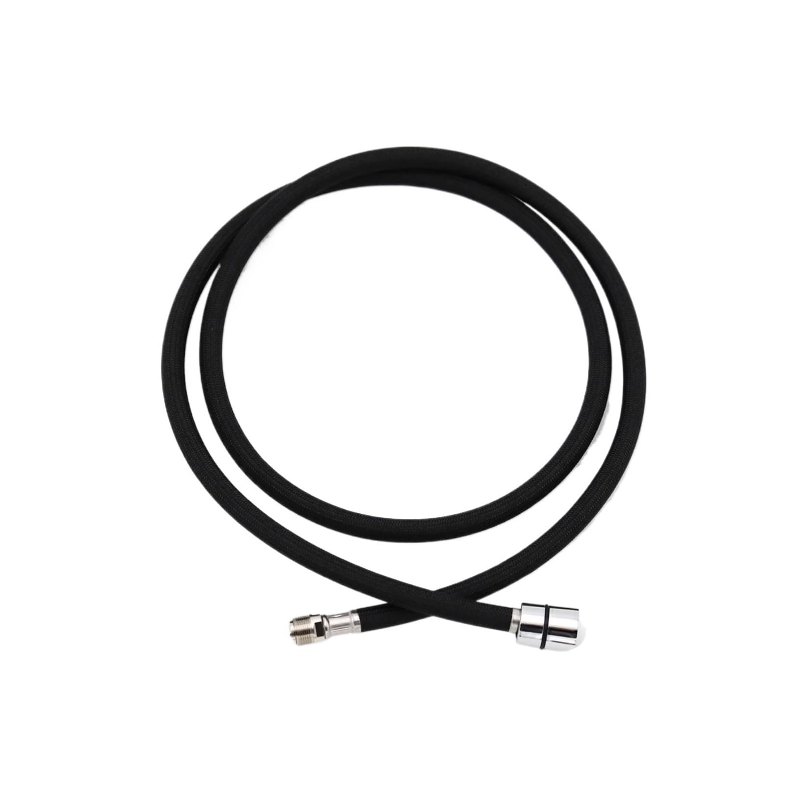 ZYCHSJXA 150/180/200/300cm Faucet Pull Out Plumbing Hose Nylon Braided Replacement for Down Kitchen/Basin Tap 15mm(Black,300cm)