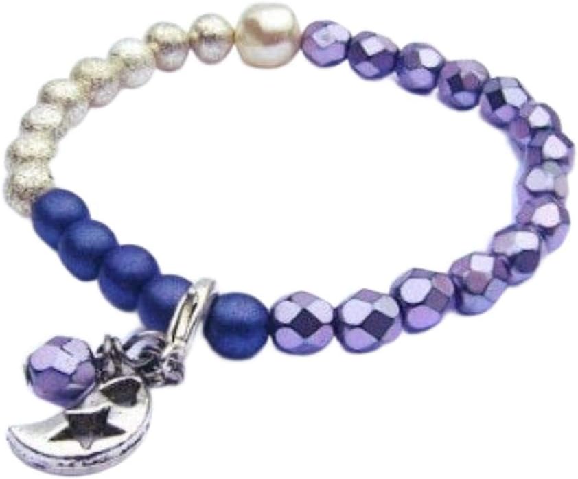 Period Tracking Bracelet in Purple and Silver