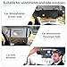 Sun Visor Extender for Car, Adjustable Car Visor Extender Sun Blocker with Anti-Glare Lens Blocks UV and Side Sunshade, Car Sun Visor for Safe Driving