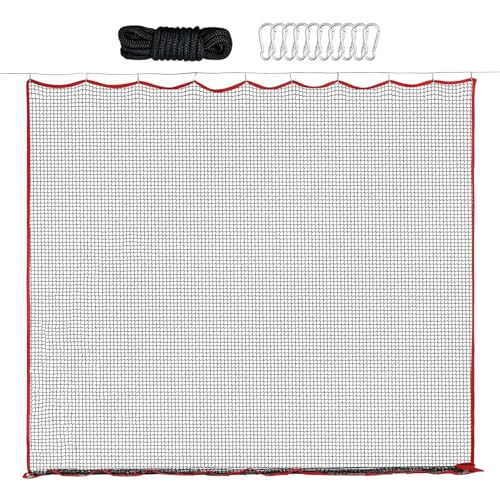 Baseball Training Net - Polyester Softball Pitching Net | Baseball Practice Net | Softball Backstop Nets | Ball Sports Barrier Net | Baseball Hitting Net | Mesh Netting for Golf, Baseball, Softball