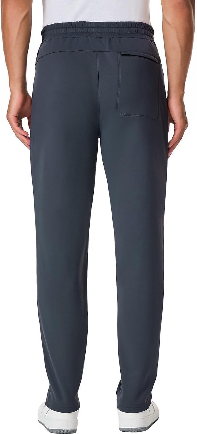 HOdo 34"/36" Inseam Mens Tall Sweatpants Water Resistant Fleece Lined Pants Men with 3 Pockets Workout Joggers - Image 3