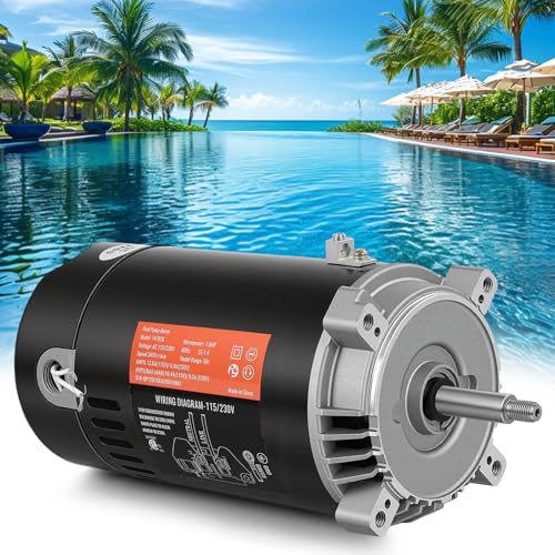 UST1102 Pool Pump Motor - Swimming Pool Pump Motor 3450 RPM 1HP 115/230V