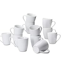 Vista 1 de Yaxa Basics Porcelana, juego de tazas de café de 12 onzas, 12 unidades, color blanco