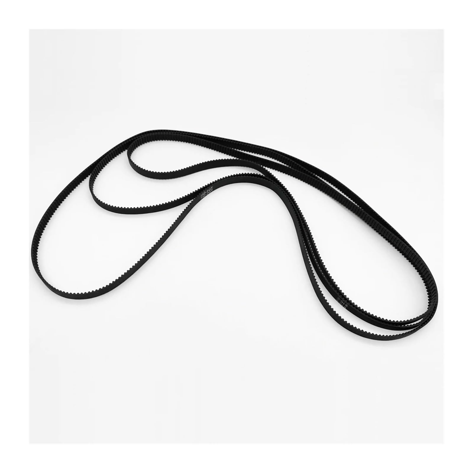 Produktbild von GT2 Zahnriemen Geschlossene Schleife – 2 Mm Teilung, 6 Mm Breite, Längen 466–750 Mm, Schwarz, Für Antriebe