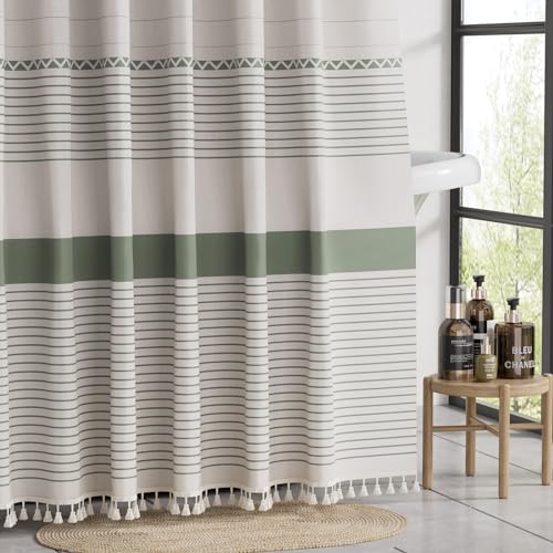 Amazerbath Boho Shower Curtains For Bathroom thumb #8
