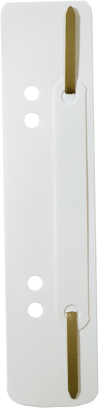 Durable Flexi Filing Strip Fastener 34 x 150mm, Pack of 250 Fastening Strips, White in Colour, ideal for Organising and Storing Documents