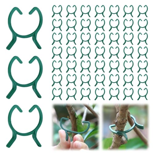 Pflanzenclips Pflanzenklammern, 100 Stück Tomatenhaken...