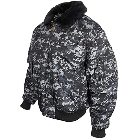 Mens MA2 Special Edition Flight Bomber Authentic Combat Style Location Jacket, 2XL, Camo Cover