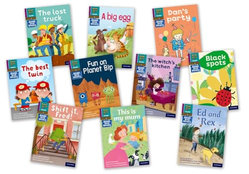 Read Write Inc. Phonics Book Bag Books: Purple Set 2 Storybooks Mixed Pack of 10