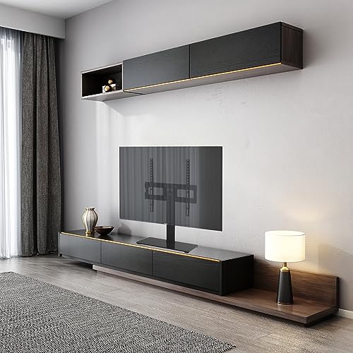 Maclean universal TV stand, for RTV cabinet stand, max. 40kg, max. VESA 400x400, for TV 32-65", MC-450, Clear - Image 2