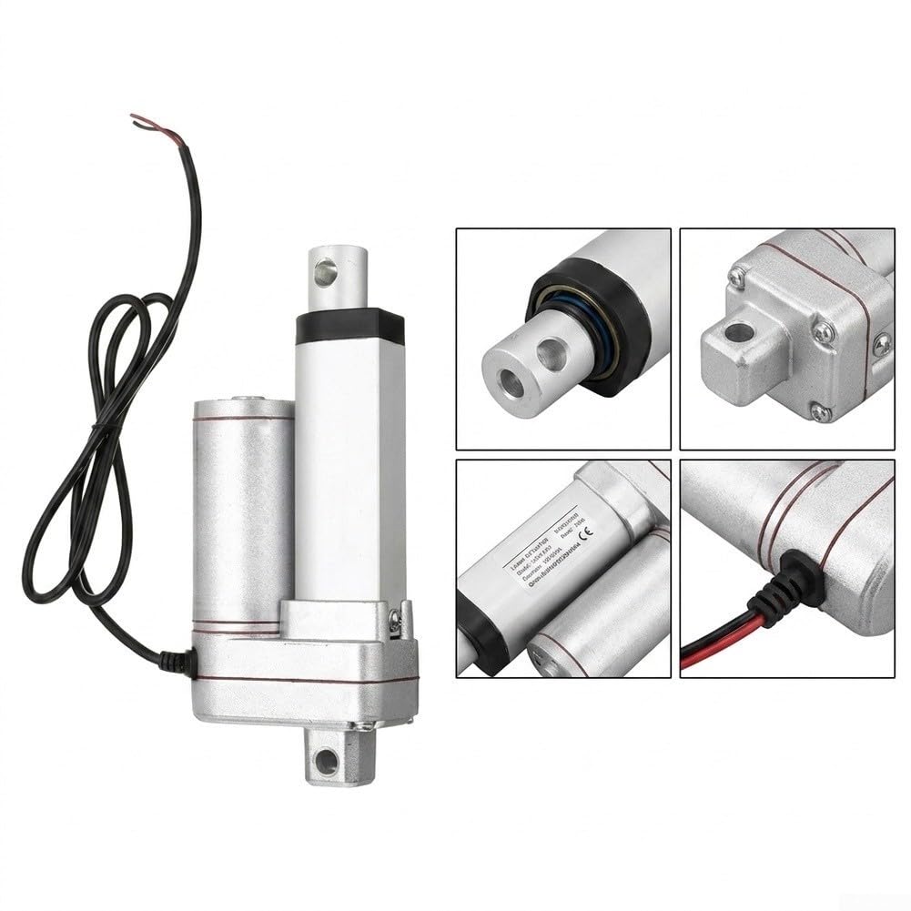 Attuatore lineare elettrico 12V/24V DC 1000N Spinta 50Mm Colpi