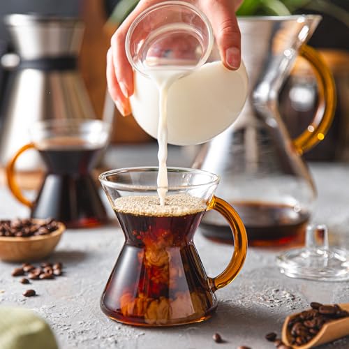 Chemex Mug de Vidrio con Asa Azul Zafiro miniatura 3