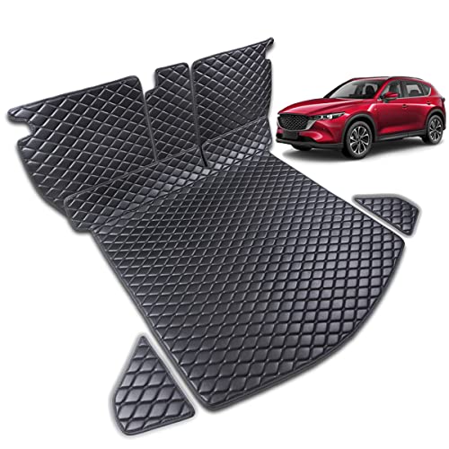 7Deekei For 2017-2023 Mazda Cx-5 Trunk Mat And Rear Backrest Mat Cx5 Cargo Liners All Weather Anti-Slip #TOP30