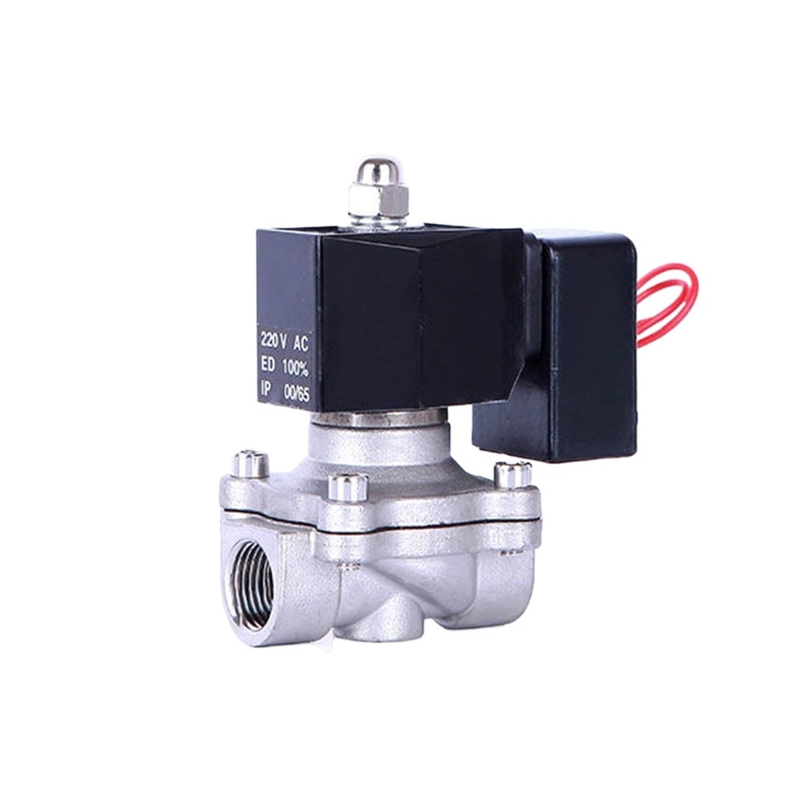 Válvula solenoide 1/2 pulgada normalmente cerrada BSP 380V CA
