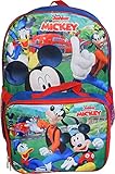 Mickey Mouse 16' Backpack W/Detachable Lunch Box