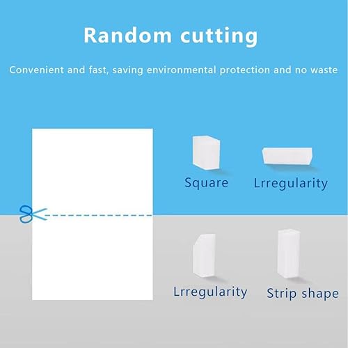 Miniatura 6 de Paquete de 100 esponjas mágicas extra gruesas de limpieza  Esponja de goma para todas las superficies  Muebles de cocina  Cuero y acero  Solo tienes