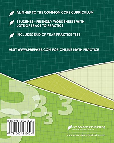 3rd Grade Math Workbook: CommonCore Math Workbook - Image 2