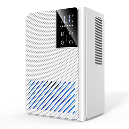 Deumidificatore 2500ML, Deumidificatore Casa Muffa Elettrico, Ultra Silenzioso,...