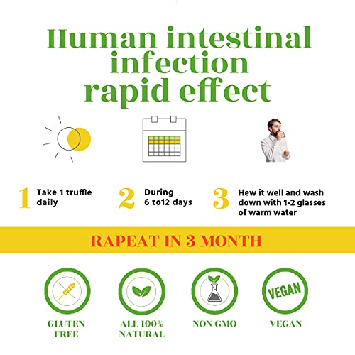 AntiPAR Intestinal Colon Cleanse Detox voor mensen - Bitter kauwtabletten voor mensen met alsem, zwarte walnoot en… - Image 8