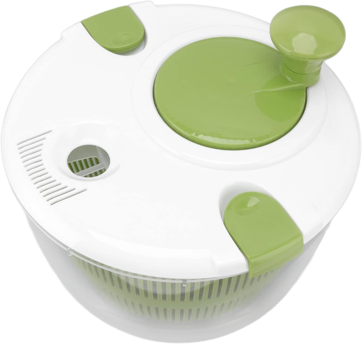 Oumefar Salad Spinner, Manual Lettuce Spinner with Rotary Handle, Vegetable Washer Lettuce Cleaner and Fruit Dryer Spinner, Hand Cranking Multifunctional Vegetable Spinner Kitchen Tool Oumefar Salad Spinner, Manual Lettuce Spinner with Rotary Handle, Vegetable Washer Lettuce Cleaner and Fruit Dryer Spinner, Hand Cranking Multifunctional Vegetable Spinner Kitchen Tool