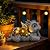Ovewios Garden Dragon Statue Outdoor Decor, Dragon Garden Sculpture Waterproof Solar LED Lights Resin Succulent Decorations for Outside Lawn Patio Yard Ornament Gifts