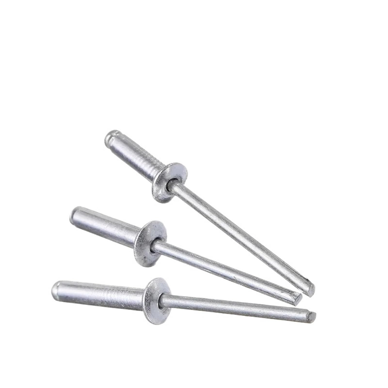 Rivetti ciechi, M3.2 Rivetti ciechi da 1/8 di pollice Elementi fissaggio aperti con testa a cupola in acciaio e alluminio(10mm,M3.2 30Pcs)
