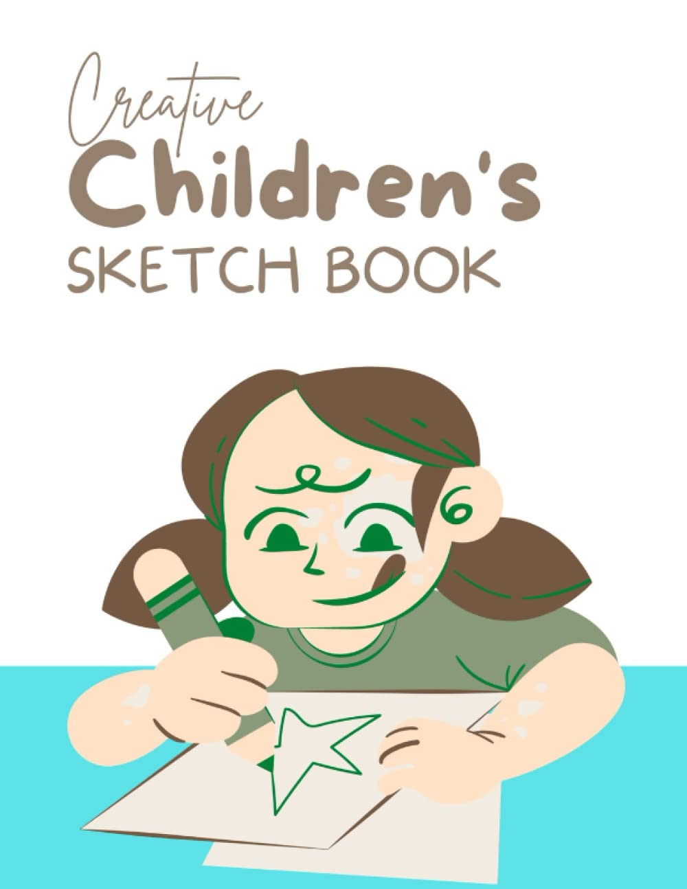 Independently published CHILDREN SKETCHBOOK: Blank, wide, softcover sketchbook for children.