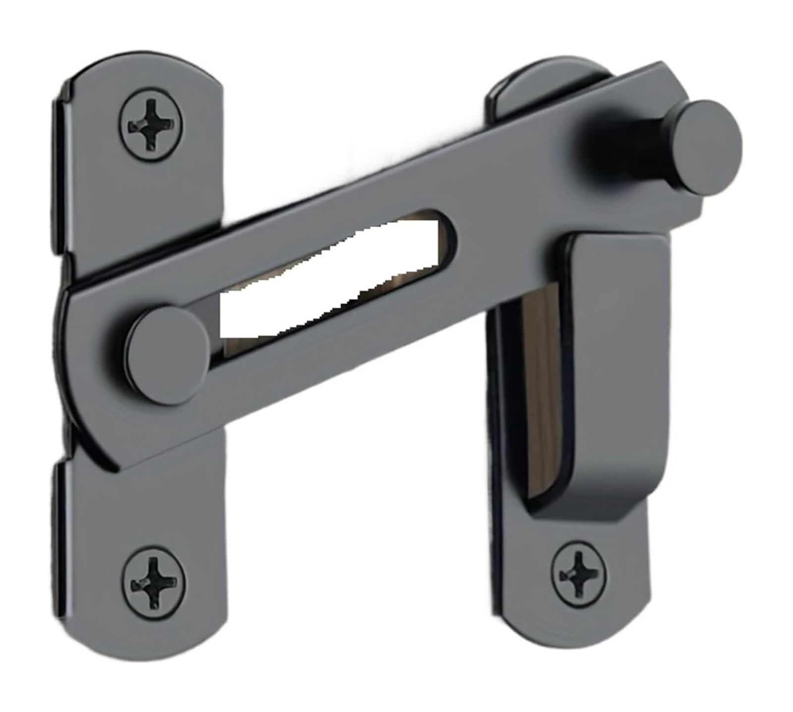 BPABDEITR Steel Barn Door Lock 0/180 Sliding Latch Garage Bathroom Cabinets
