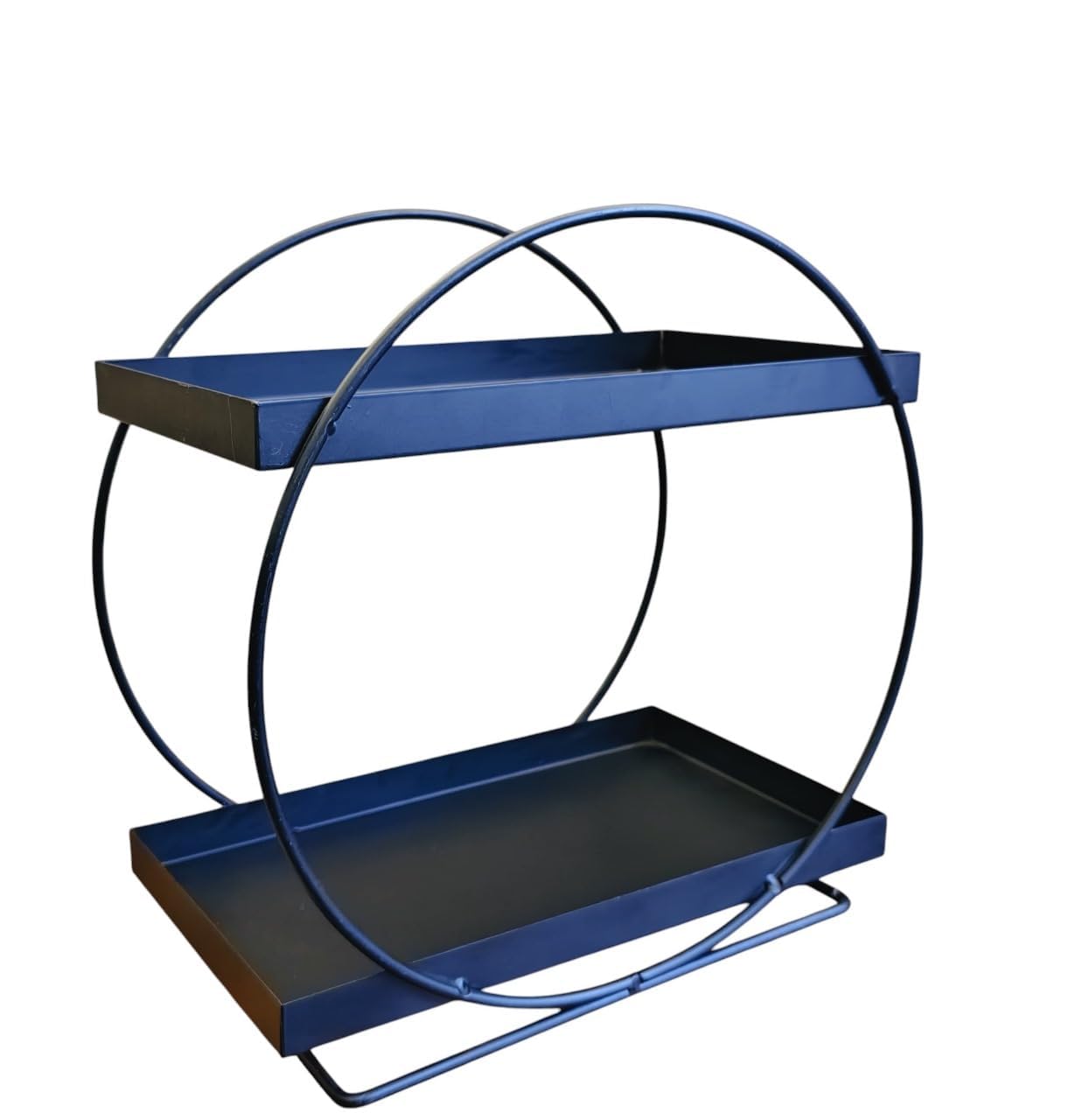12FOR COLLECTION 2-Tier Metal Organizer | Freestanding Storage Rack for Kitchen, Bathroom, or Office | Space-Saving Countertop Shelf for Toiletries, Makeup, & Accessories 3