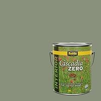 Vista 55 de Rodda Paint CASCADIA ZERO - Pintura e imprimación semibrillante para interiores en uno, cuarto de galón, atmósfera