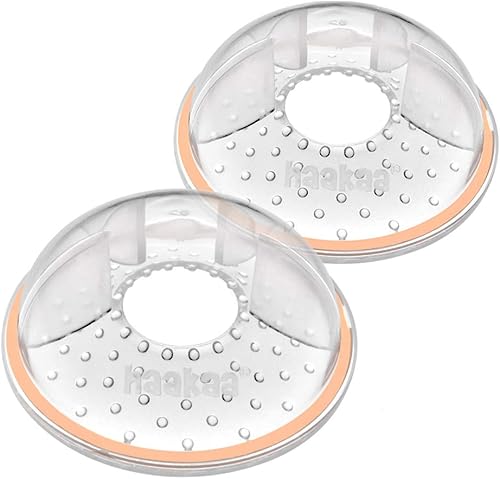 Haakaa - Conchas de leche para lactancia materna y recogedor de leche materna con cáscaras de pezón de silicona flexible reutilizables y fáciles de