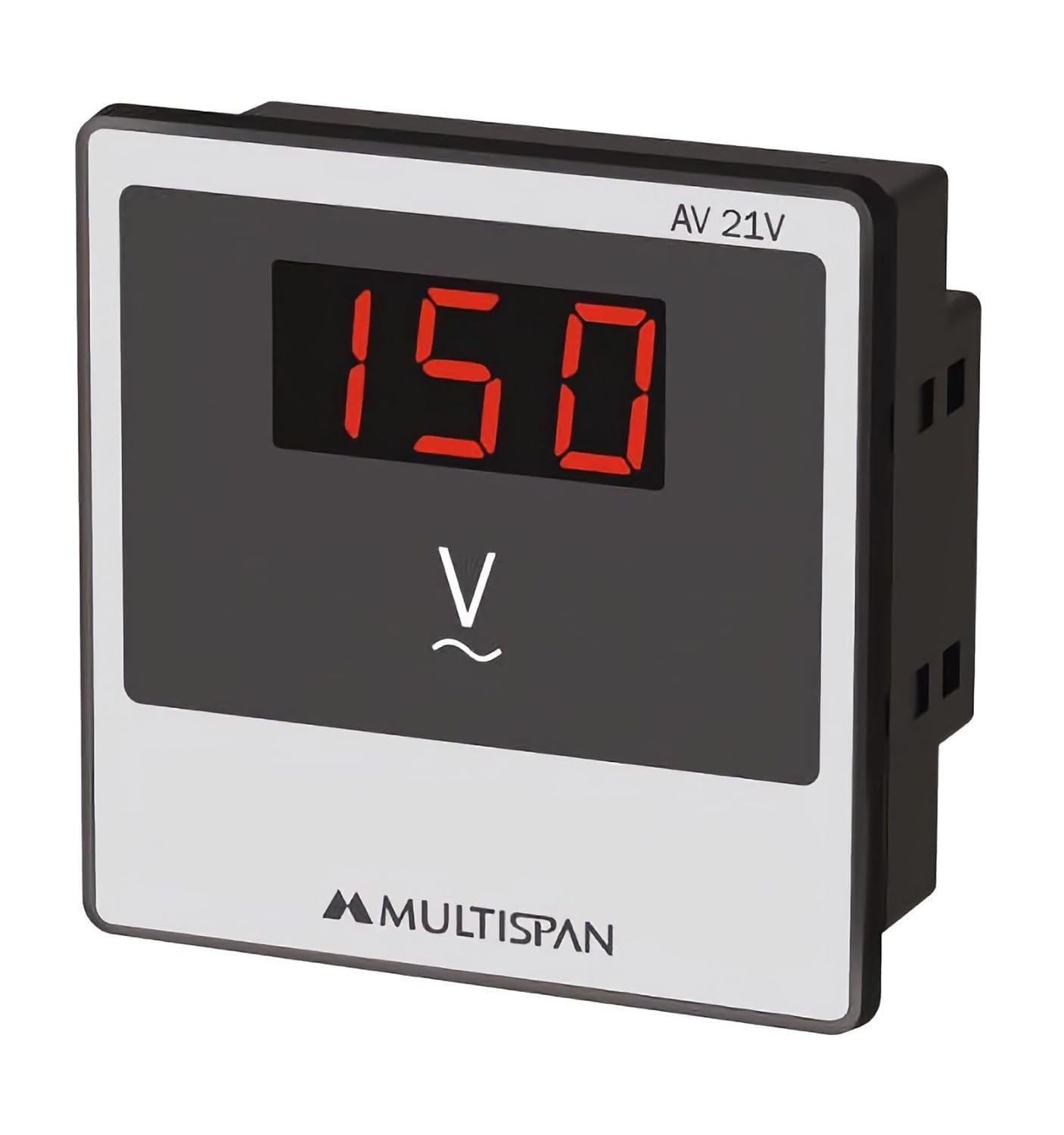 Multispan AV-21V Single Phase AC Digital Volt Meter 72 X 72 X 35 (500V AC)-picture-25