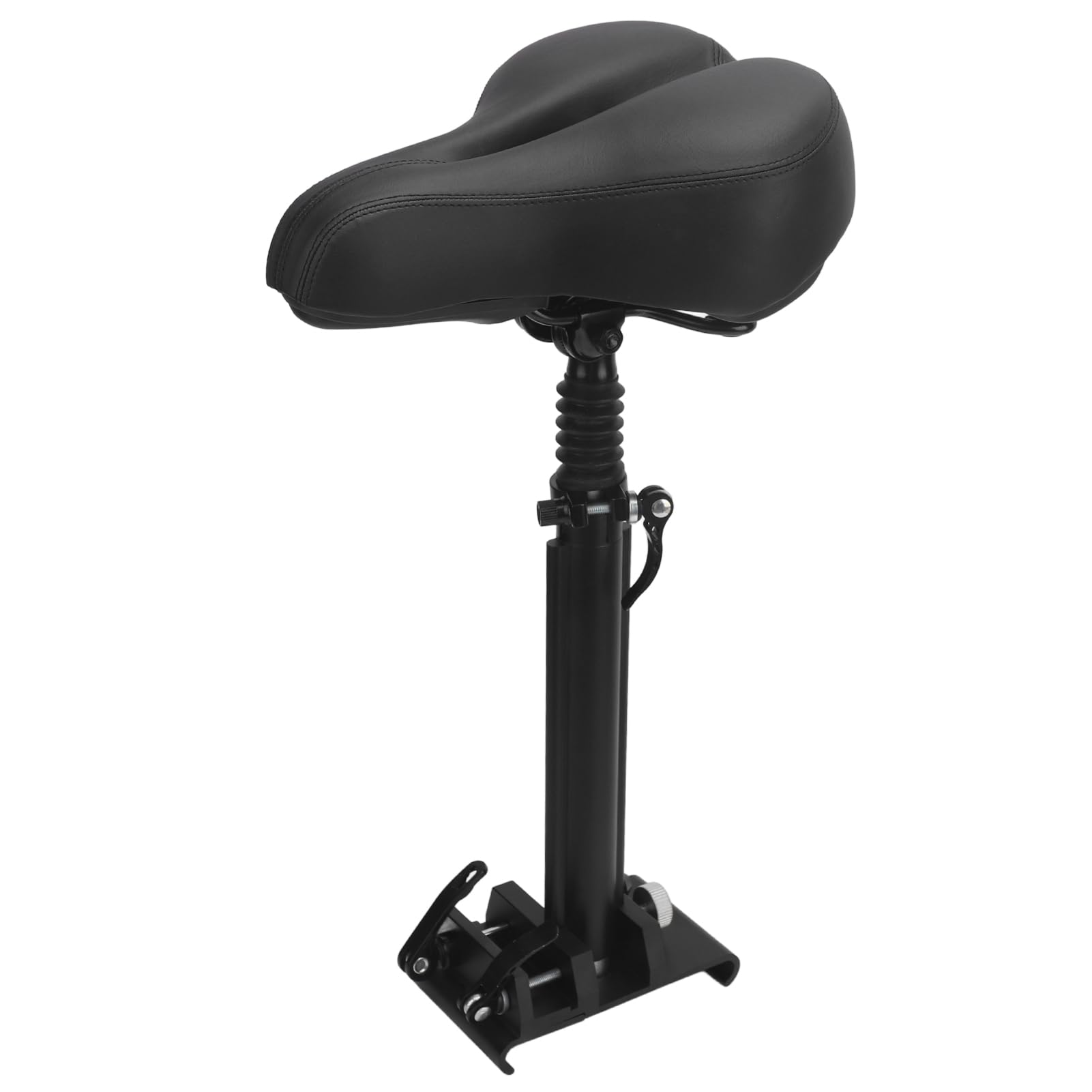 Selle de Siège de Scooter électrique Réglable, Matériau en Alliage D'aluminium et de Fer PU, Installation de Trous Compatible avec HX-X7, HX-X8